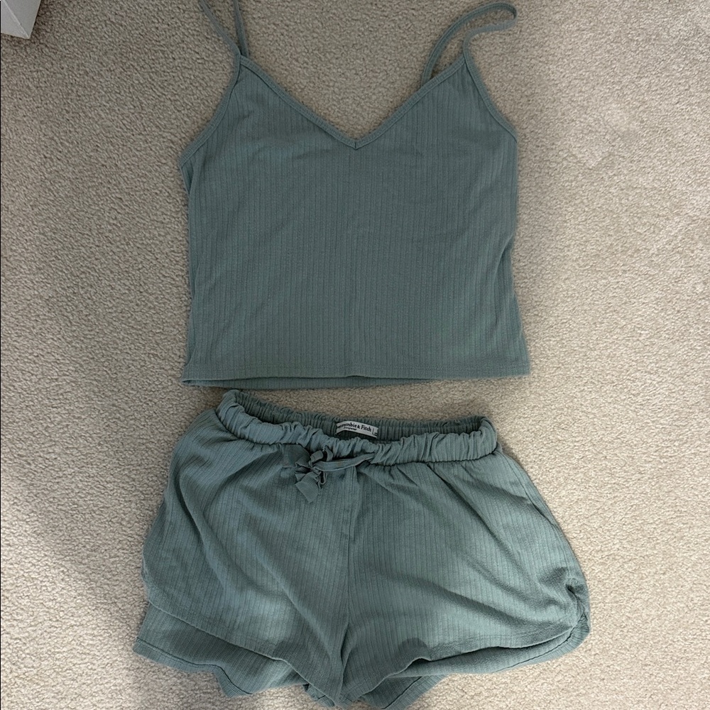Abercrombie & Fitch Teal Pajama Set